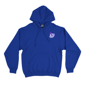 "Tied" Basic Hoodie Cobalt Blue