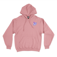 Load image into Gallery viewer, &quot;Derpy&quot; Fleece Hoodie Light Pink