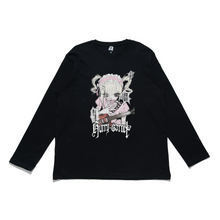 Load image into Gallery viewer, &quot;Berry-Sama&quot; Cut and Sew Wide-body Long Sleeved Tee Salmon Pink/Black