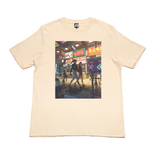 Load image into Gallery viewer, &quot;Day Off&quot; Cut and Sew Wide-body Tee Beige