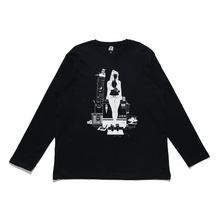 Load image into Gallery viewer, &quot;Snack Break &amp; Toy&quot; Cut and Sew Wide-body Long Sleeved Tee White/Black