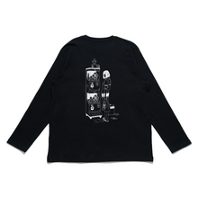 Load image into Gallery viewer, &quot;Snack Break &amp; Toy&quot; Cut and Sew Wide-body Long Sleeved Tee White/Black