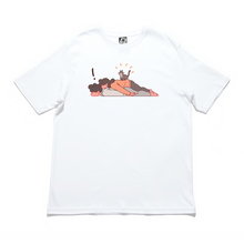 Load image into Gallery viewer, &quot;2&quot; Cut and Sew Wide-body Tee White/Beige