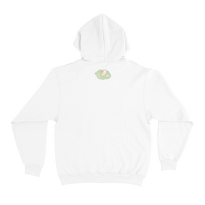 "Duck Bath" Basic Hoodie White/Black