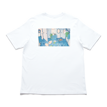 Load image into Gallery viewer, &quot;Flooded&quot; Cut and Sew Wide-body Tee White/Black