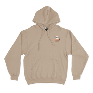 "Cats and Clouds" Basic Hoodie White/Beige/Black