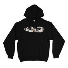 Load image into Gallery viewer, &quot;Cat Parade&quot; Basic Hoodie White/Beige/Black