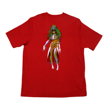 Load image into Gallery viewer, &quot;LOVER’S ARMOR&quot; Cut and Sew Wide-body Tee Red