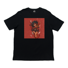 Load image into Gallery viewer, &quot;Ryuko&quot; Cut and Sew Wide-body Tee Black