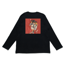 Load image into Gallery viewer, &quot;Ryuko &quot; Cut and Sew Wide-body Long Sleeved Tee Black