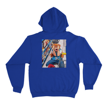 Load image into Gallery viewer, &quot;Shopping cart&quot; Basic Hoodie White/Cobalt blue