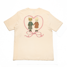 Load image into Gallery viewer, &quot;Odd Friends&quot; Cut and Sew Wide-body Tee White/Red/Black/Beige