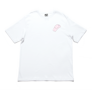"Apple" Cut and Sew Wide-body Tee White
