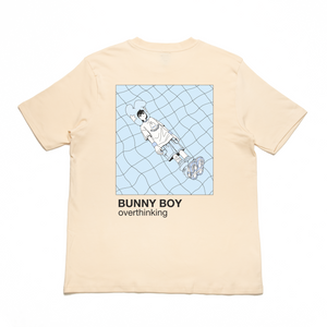 "Bunny Boy" Cut and Sew Wide-body Tee Beige/Black