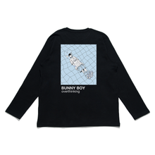 Load image into Gallery viewer, &quot;Bunny Boy&quot; Cut and Sew Wide-body Long Sleeved Tee White/Black
