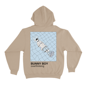 "Bunny boy" Basic Hoodie Khaki