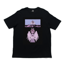 Load image into Gallery viewer, &quot;Angel&quot; Cut and Sew Wide-body Tee Light Pink/Black