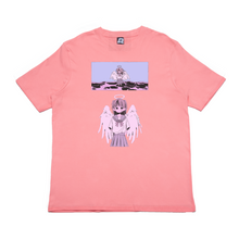 Load image into Gallery viewer, &quot;Angel&quot; Cut and Sew Wide-body Tee Light Pink/Black