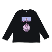 Load image into Gallery viewer, &quot;Angel&quot; Cut and Sew Wide-body Long Sleeved Tee Black/Light Pink