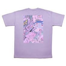 Load image into Gallery viewer, &quot;Artblock&quot; Taper-Fit Heavy Cotton Tee Violet
