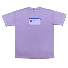 Load image into Gallery viewer, &quot;Artblock&quot; Taper-Fit Heavy Cotton Tee Violet