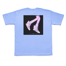 Load image into Gallery viewer, &quot;fuwatto&quot; Taper-Fit Heavy Cotton Tee Sky Blue