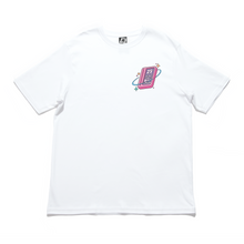 Load image into Gallery viewer, &quot;Good Times&quot; Cut and Sew Wide-body Tee White/Beige/Salmon Pink