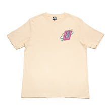 Load image into Gallery viewer, &quot;Good Times&quot; Cut and Sew Wide-body Tee White/Beige/Salmon Pink