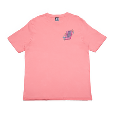 Load image into Gallery viewer, &quot;Good Times&quot; Cut and Sew Wide-body Tee White/Beige/Salmon Pink