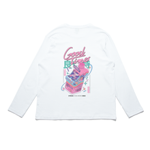 Load image into Gallery viewer, &quot;Good Times&quot; Cut and Sew Wide-body Long Sleeved Tee White/Beige/Salmon Pink