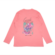 Load image into Gallery viewer, &quot;Good Times&quot; Cut and Sew Wide-body Long Sleeved Tee White/Beige/Salmon Pink