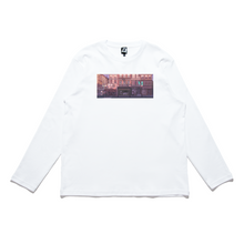 Load image into Gallery viewer, &quot;Tav 5&quot; Cut and Sew Wide-body Long Sleeved Tee White