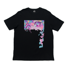 Load image into Gallery viewer, &quot;Melt&quot; Cut and Sew Wide-body Tee White/Black/Beige