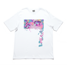 Load image into Gallery viewer, &quot;Melt&quot; Cut and Sew Wide-body Tee White/Black/Beige