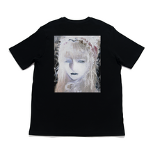 Load image into Gallery viewer, &quot;Porcelain doll &amp; blue&quot; Cut and Sew Wide-body Tee White