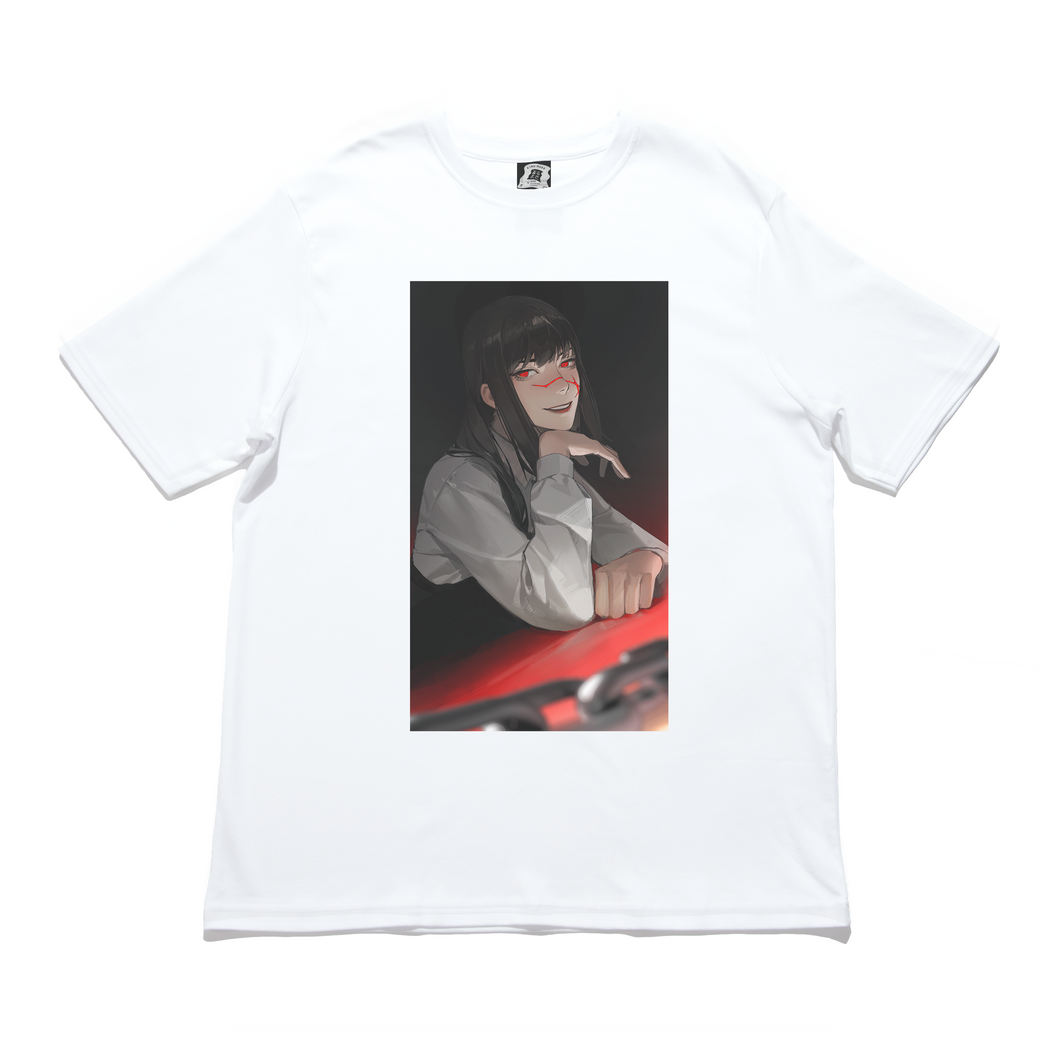 Yoru Asa  Cut and Sew Wide-body Tee White