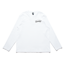 Load image into Gallery viewer, &quot;Colors&quot; Cut and Sew Wide-body Long Sleeved Tee White/Black