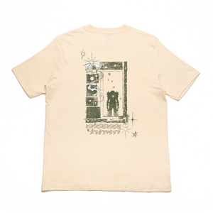 "It all Ends With Me" Cut and Sew Wide-body Tee White/Beige