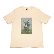 Load image into Gallery viewer, &quot;Spinal Staircase&quot; Cut and Sew Wide-body Tee White/Beige