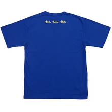 Load image into Gallery viewer, "Horses" Boxer-Fit Heavy Cotton Tee Blue