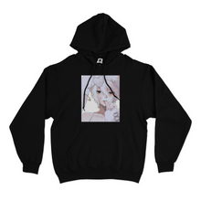 Load image into Gallery viewer, &quot;Alice&quot; Basic Hoodie White/Black