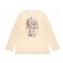 Load image into Gallery viewer, &quot;Love, Dead&quot; Cut and Sew Wide-body Long Sleeved Tee Beige