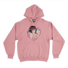 Load image into Gallery viewer, &quot;MIKI&quot; Basic Hoodie White/Light Pink/Pink