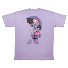 Load image into Gallery viewer, &quot;Rainy day&quot; Taper-Fit Heavy Cotton Tee Violet