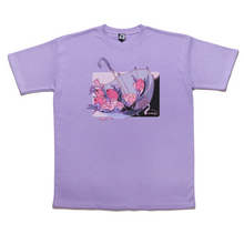 Load image into Gallery viewer, &quot;Rainy day&quot; Taper-Fit Heavy Cotton Tee Violet