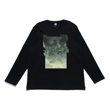 Load image into Gallery viewer, &quot;Wisp2&quot; Cut and Sew Wide-body Long Sleeved Tee Black/Beige