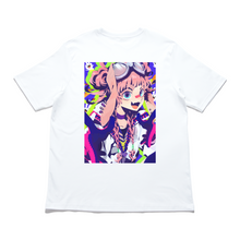 Load image into Gallery viewer, &quot;Sky &amp; Rabbit&quot; Cut and Sew Wide-body Tee White