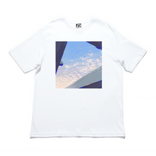 Load image into Gallery viewer, &quot;Sky &amp; Rabbit&quot; Cut and Sew Wide-body Tee White