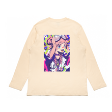 Load image into Gallery viewer, &quot;Sky &amp; Rabbit  &quot; Cut and Sew Wide-body Long Sleeved Tee Beige