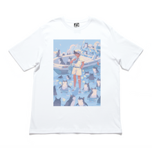 Load image into Gallery viewer, &quot; By The Shore &quot; Cut and Sew Wide-body Tee White